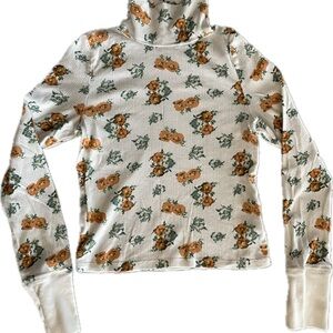 Aerie Women’s Cropped Floral Top Size Small